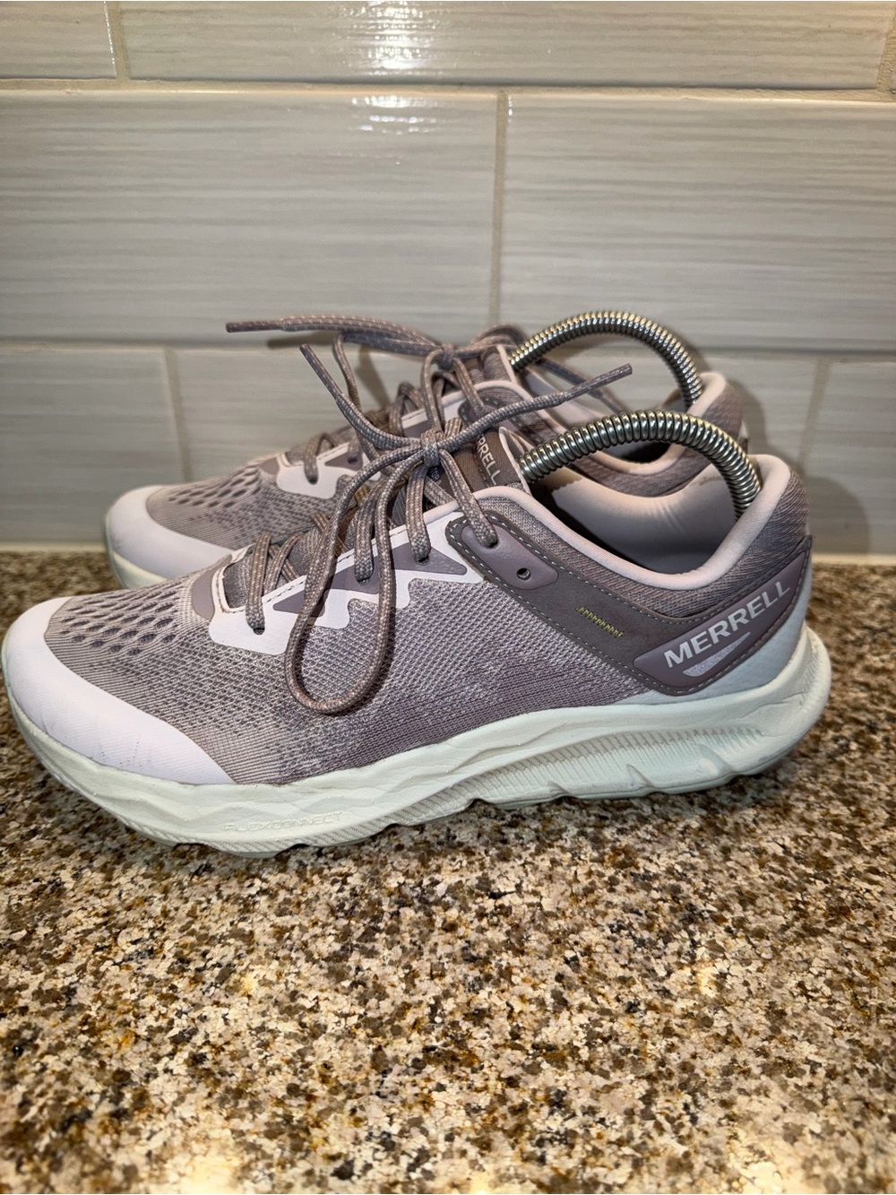Merrell Women's Light Gray Athletic Running Shoes